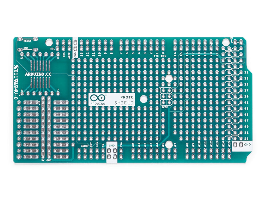 Arduino Mega Proto Shield Rev3 – Custom Circuit Prototyping PCB ...