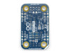 Bottom view of the Arduino Modulino Hub printed circuit board, showing the official Arduino silkscreen branding and precise metallic solder points.