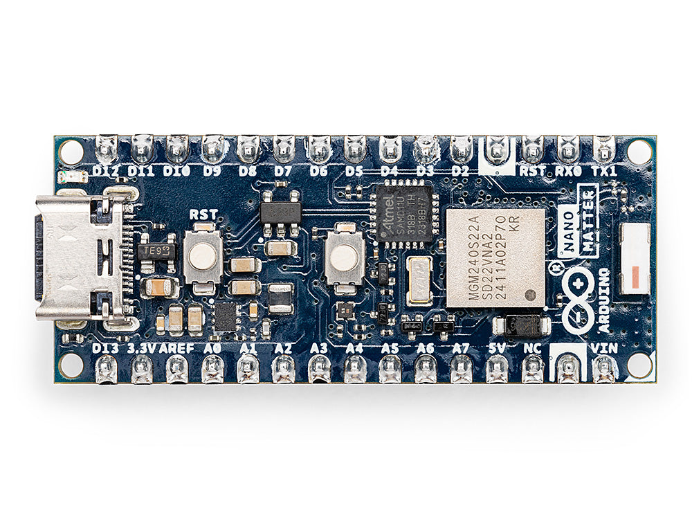 Arduino Nano Matter 開發板 (已焊針腳) | 支援 Thread/BLE 5.3 | MGM240S 晶片 義大利