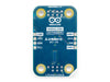 Back view of the Arduino Modulino Extender PCB, displaying the official Arduino branding, white silkscreen text, and metallic solder pads.