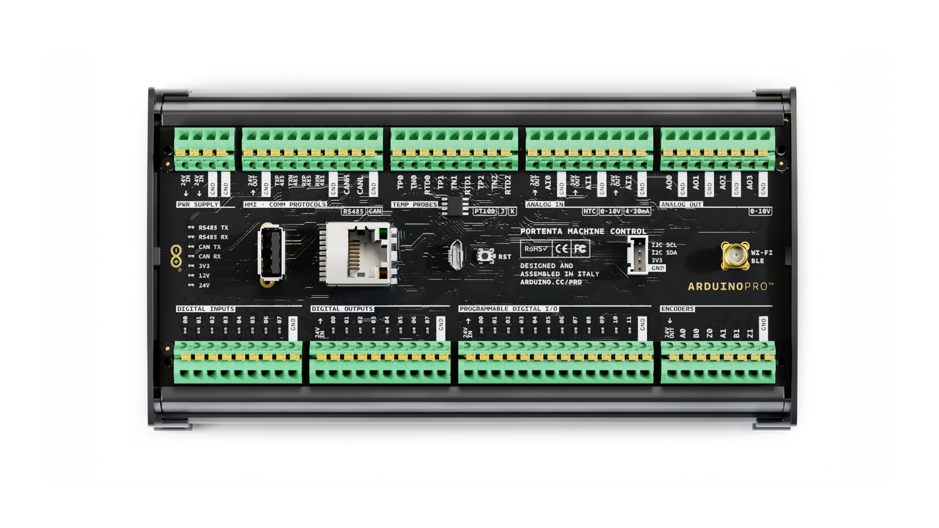 Arduino Portenta Machine Control – Industrial IoT & PLC Controller ...