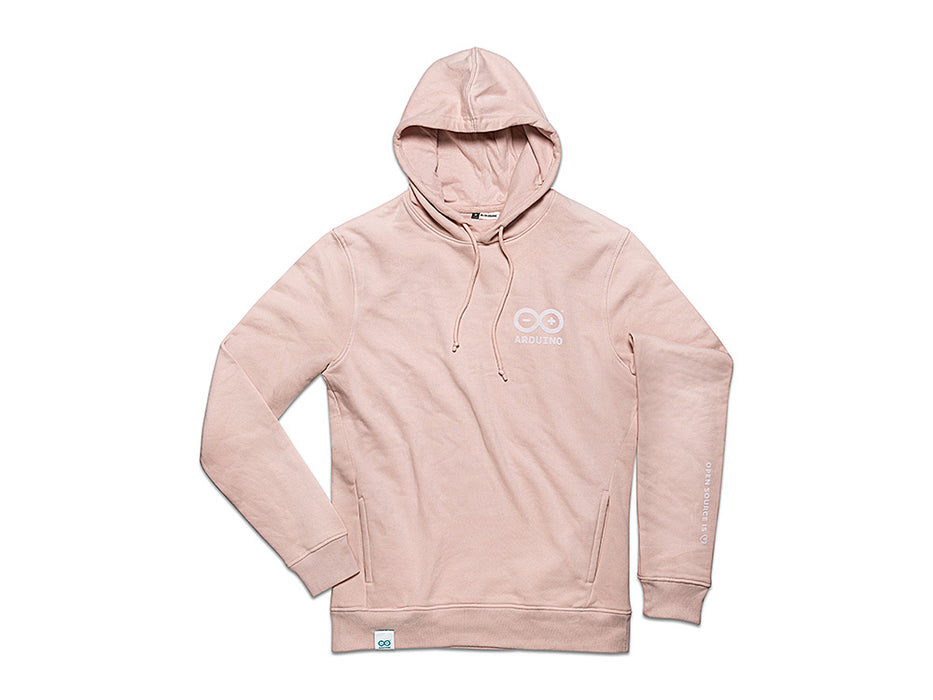 Arduino Organic Hoodie A W 22 pink Arduino Official Store