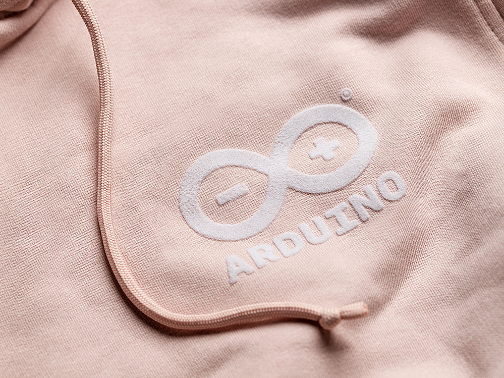 Arduino® Organic Hoodie A/W 22 - pink — Arduino Official Store