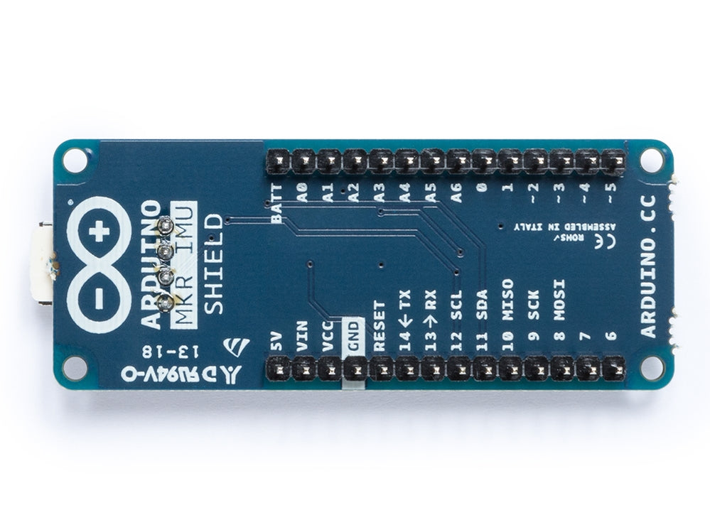 Arduino MKR IMU Shield – 9-Axis Orientation Sensor for MKR Boards ...
