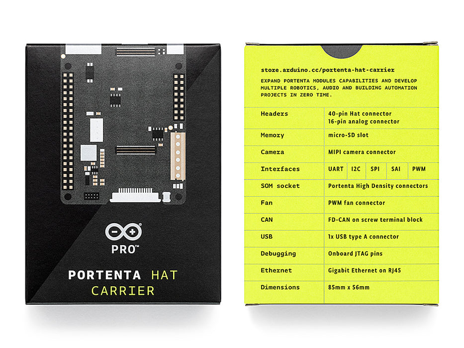 Arduino Hat Display Portenta Hat Carrier – Bridge Arduino to Pi-Compatible HATs — Arduino ...