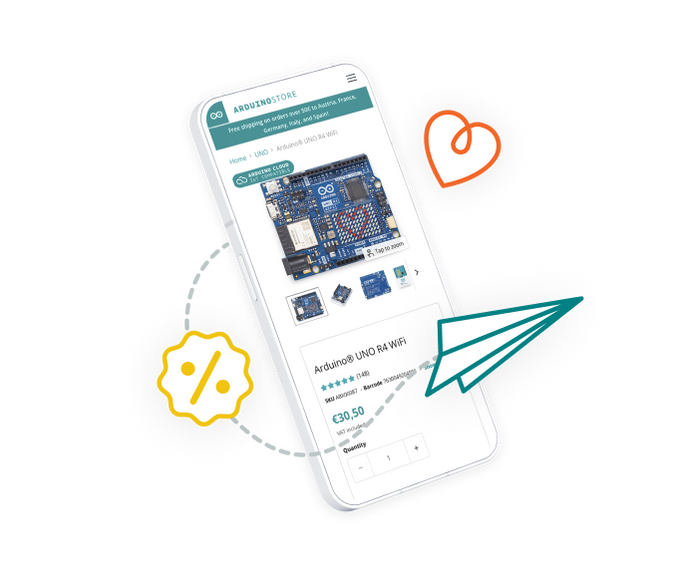 Arduino Shoping Arduino Official Store | Boards Shields Kits Accessories