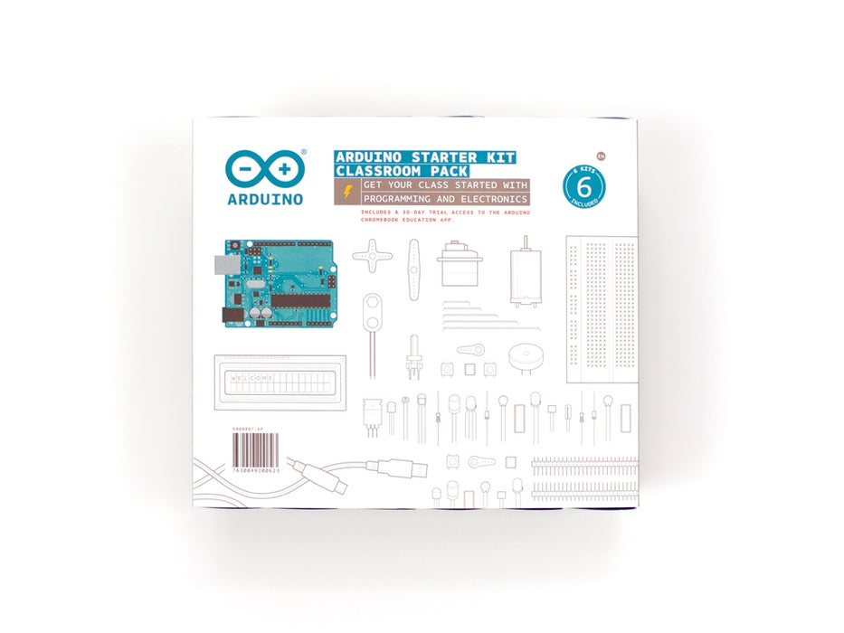 Arduino Packl Arduino Starter Kit Classroom Pack – Italian Version for 12 Students ...