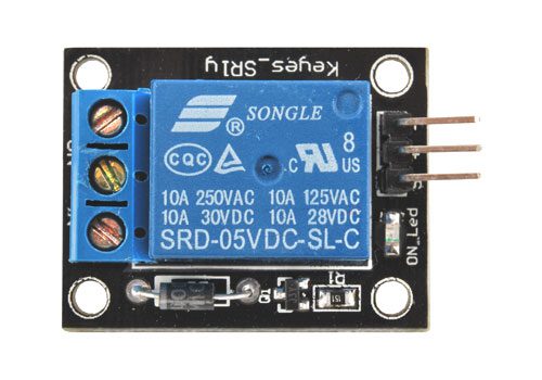 1 relay module 5 Vdc 10A (assembled) — Arduino Official Store