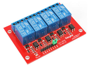 4 relay module 5VDC 10A (assembled) — Arduino Official Store