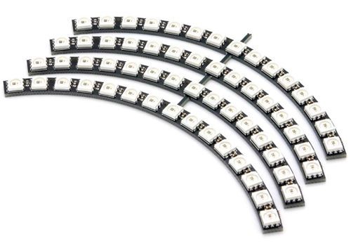 CUQI WS2812 RGB LED Ring 12 Bit Individuell Adressierbar WS2812 LED 50mm Durchmesser für Arduino, Raspberry Pi, DIY-Projekte CUQI WS2812 RGB LED Ring 12 Bit Individuell Adressierbar WS2812 LED 50mm Durchmesser für Arduino, Raspberry Pi, DIY-Projekte