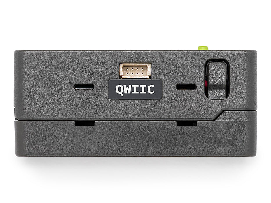 Back view of the Arduino Nesso N1, clearly showing the Qwiic connector port for expandability.