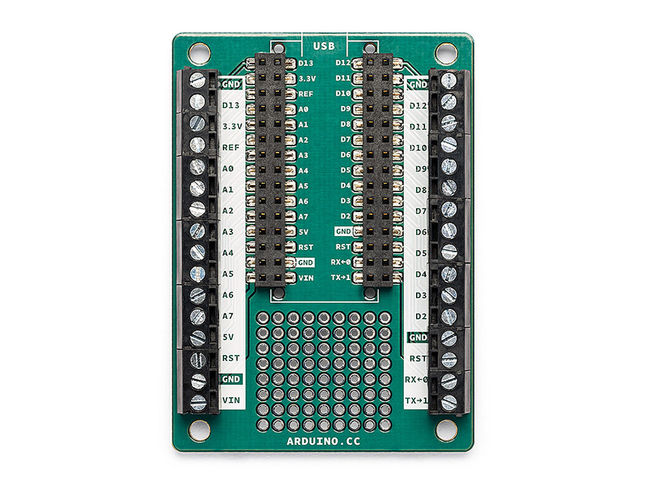 Terminal Connector Arduino Arduino Nano Screw Terminal Adapter — Arduino Official Store