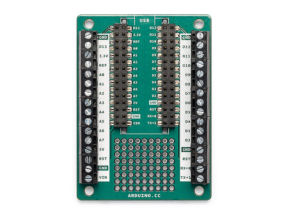 Screw Terminal Arduino R4 Arduino Nano Screw Terminal Adapter — Arduino Official Store