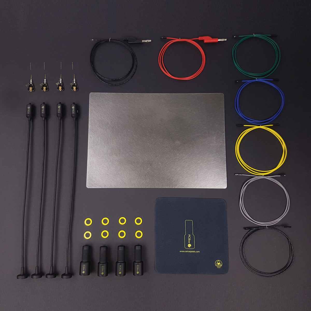 PCBite kit with 4x SP10 probes and test wires — Arduino Official Store
