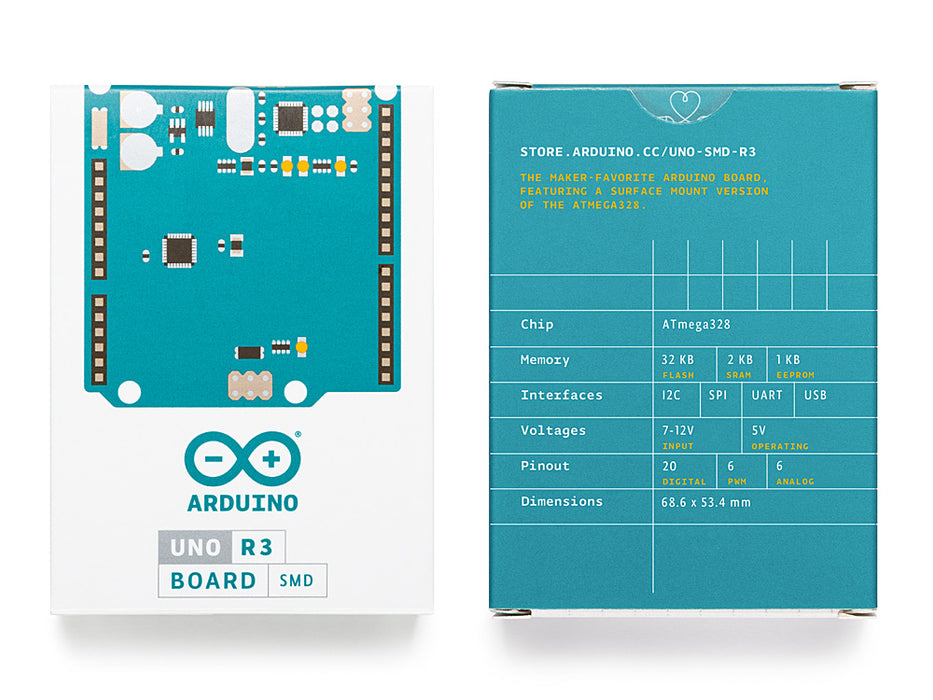 Arduino Uno - R3 SMD - DEV-11224 - SparkFun Electronics