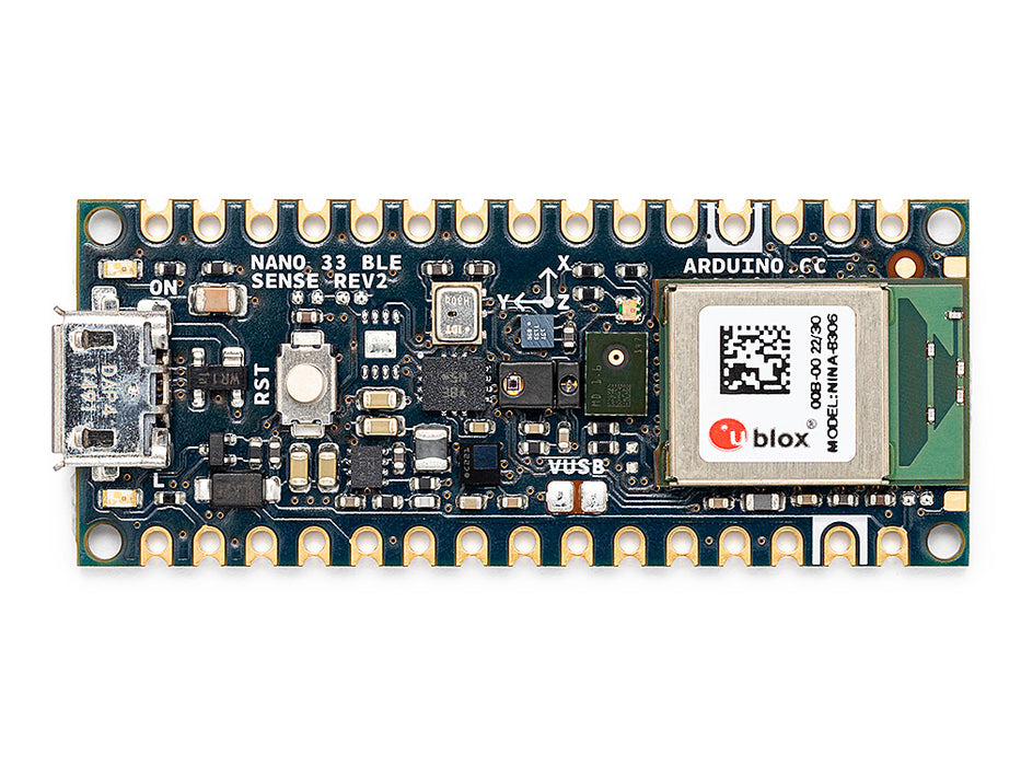 Arduino Nano 33 BLE Sense Rev2 — Arduino Official Store