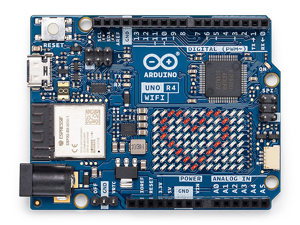 Programming the Arduino UNO R4 WiFi's LED Matrix 