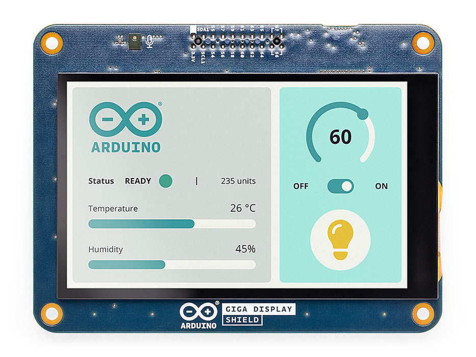Arduino Giga R1 Display Arduino GIGA R1 WiFi & GIGA Display Shield Bundle — Arduino Official Store
