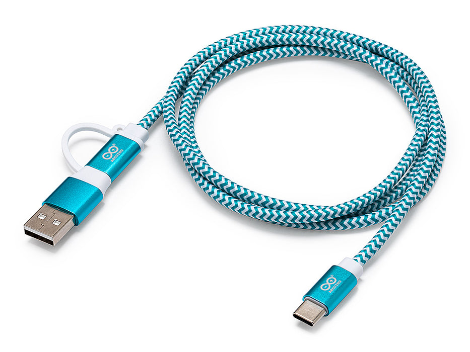 Bange for at dø tetraeder mentalitet Arduino USB Type-C® Cable 2-in1 — Arduino Official Store