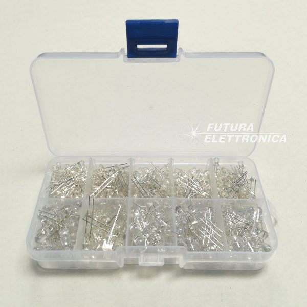 Box of 300 pcs 3-5 mm LED lights in various colors